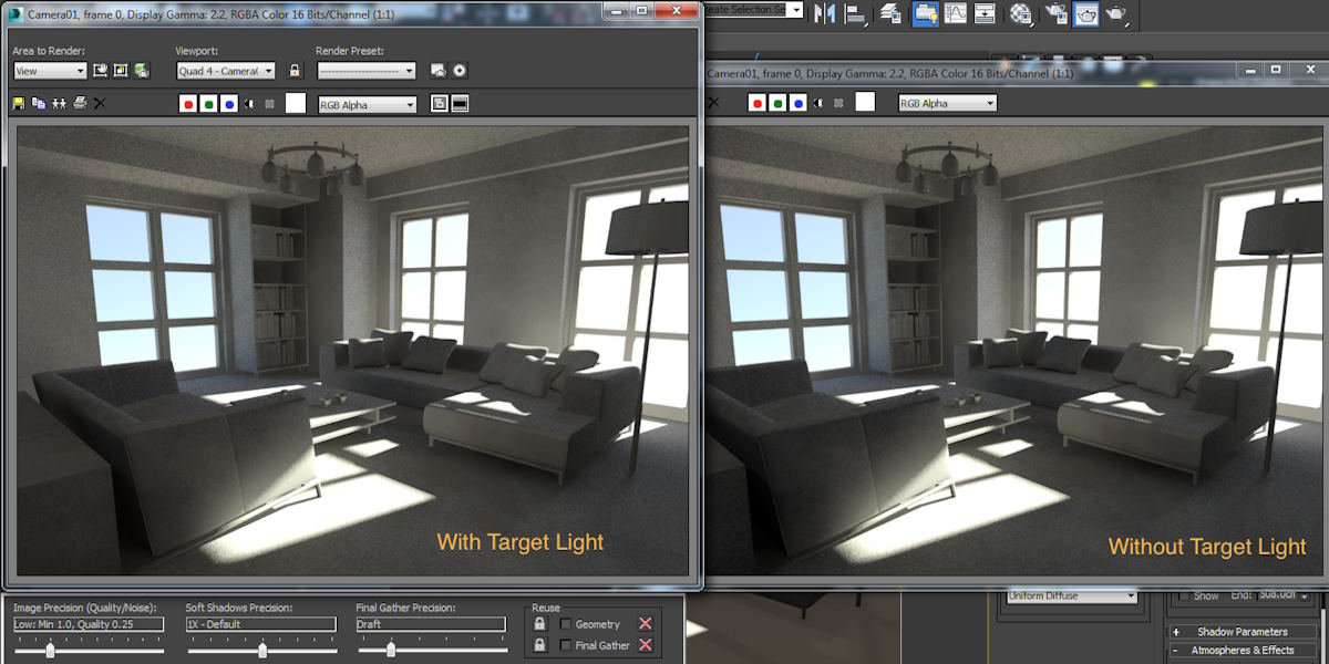 Mental Ray application